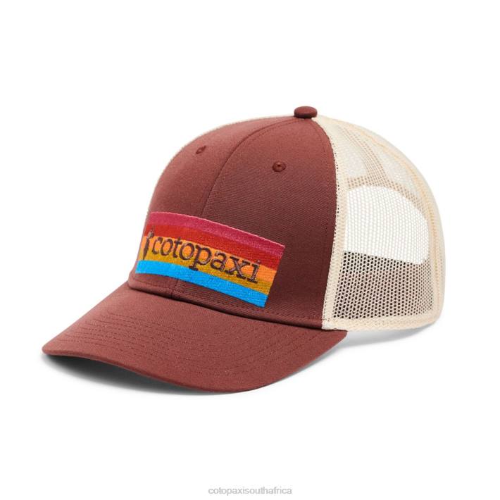 Cotopaxi Unisex Chestnut On the Horizon Trucker Hat Accessories 668D162