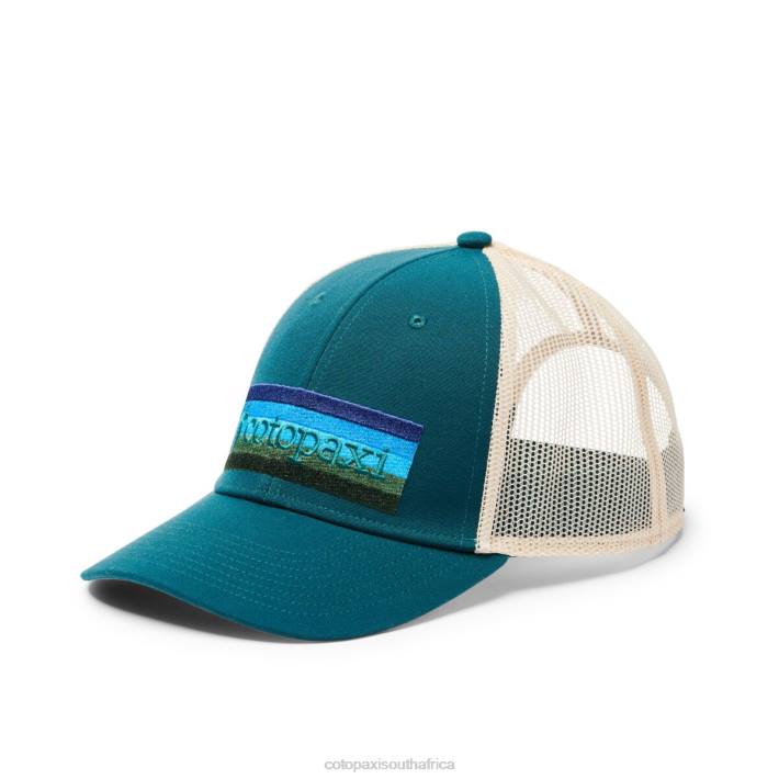 Cotopaxi Unisex Deep Ocean On The Horizon Trucker Hat Accessories 668D180