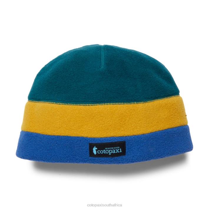 Cotopaxi Unisex Deep Ocean Stripes Teca Fleece Beanie Accessories 668D166