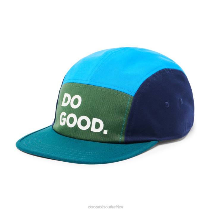 Cotopaxi Unisex Forest/Deep Ocean Do Good 5-Panel Hat Accessories 668D174