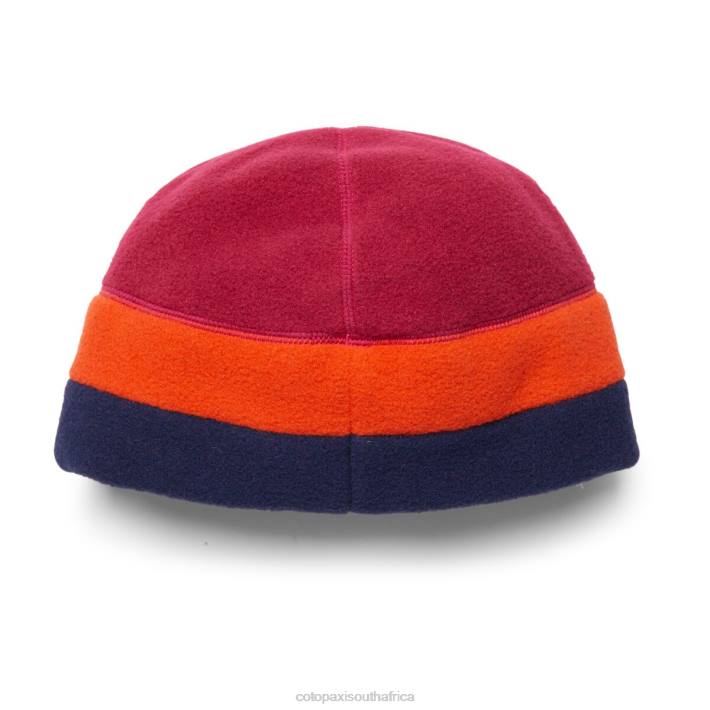 Cotopaxi Unisex Raspberry Stripes Teca Fleece Beanie Accessories 668D164