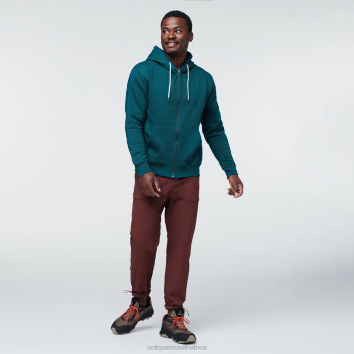 Cotopaxi Men Deep Ocean Do Good Organic Full-Zip Hoodie Clothing 668D138