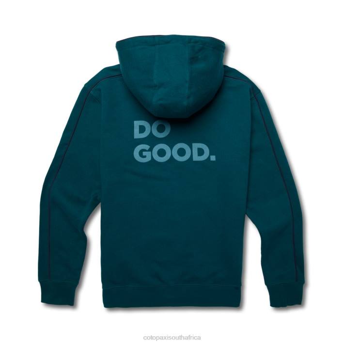 Cotopaxi Men Deep Ocean Do Good Organic Full-Zip Hoodie Clothing 668D138