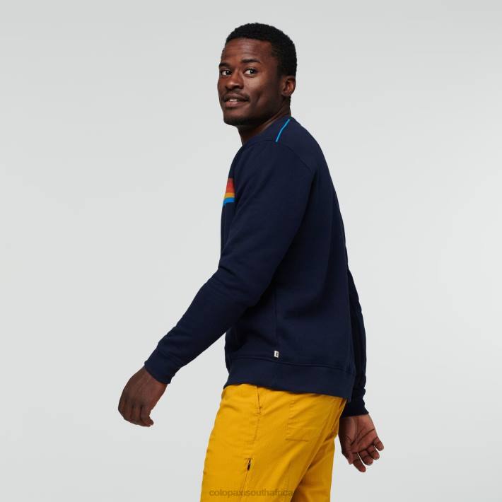 Cotopaxi Men Maritime On The Horizon Organic Crew Sweatshirt Clothing 668D135