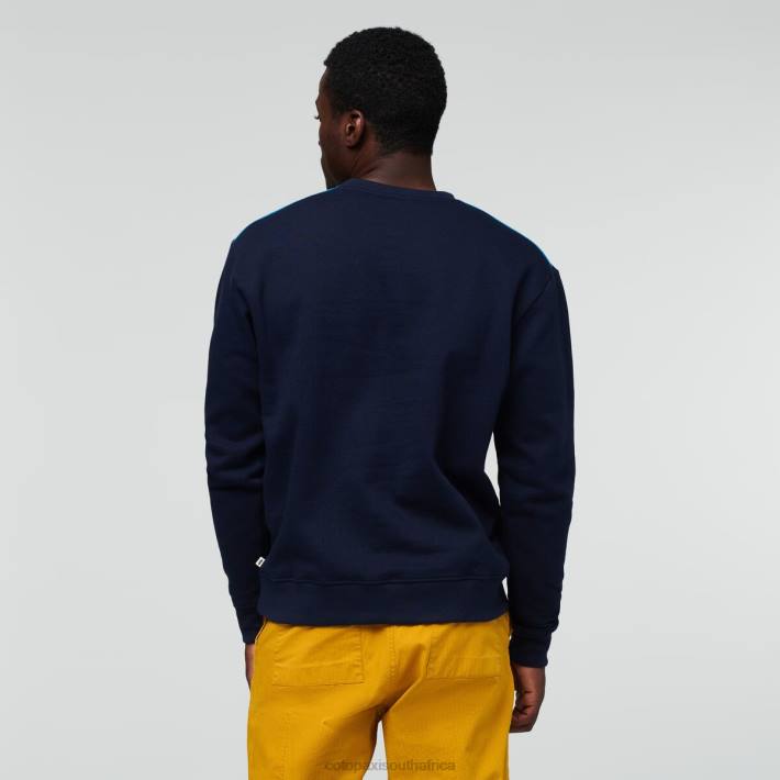 Cotopaxi Men Maritime On The Horizon Organic Crew Sweatshirt Clothing 668D135