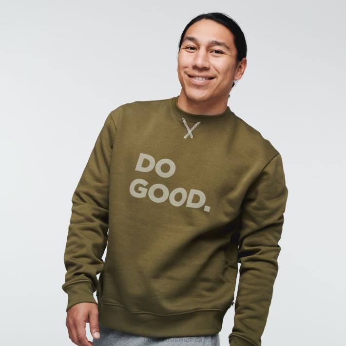 Cotopaxi Men Oak Do Good Crew Sweatshirt Clothing 668D142