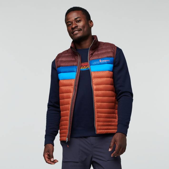Cotopaxi Men Chestnut/Spice Fuego Down Vest Clothing 668D127