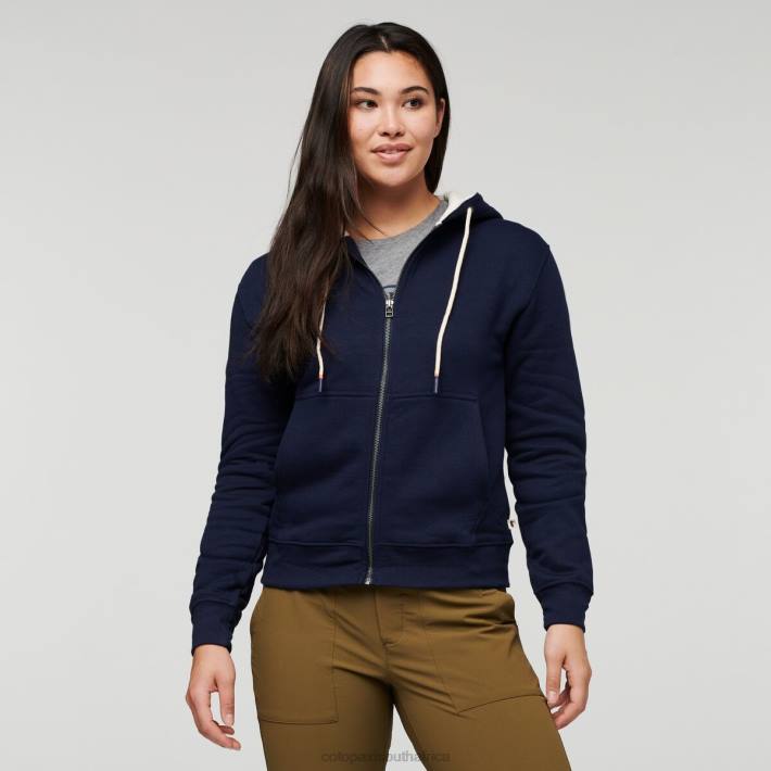 Cotopaxi Women Maritime Do Good Organic Full-Zip Hoodie Clothing 668D58