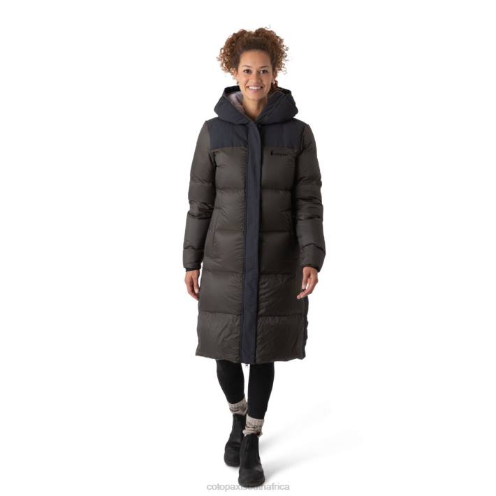 Cotopaxi Women Black/Iron Solazo Down Parka Clothing 668D28