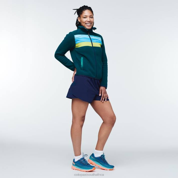 Cotopaxi Women Kelp Forest Teca Fleece Full-Zip Jacket Clothing 668D36