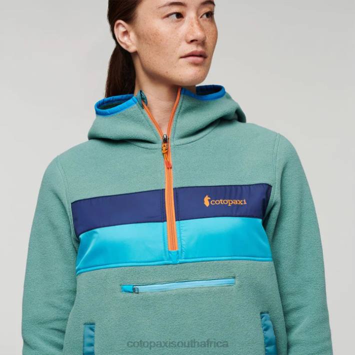 Cotopaxi Women Kentucky Teca Fleece Hooded Half-Zip Jacket Clothing 668D42