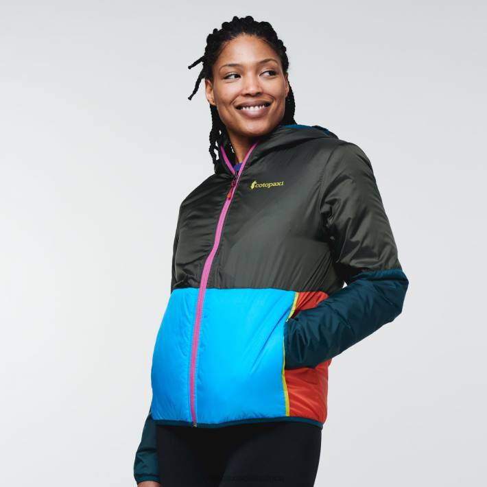 Cotopaxi Women Run Run Teca Calido Hooded Jacket Clothing 668D20