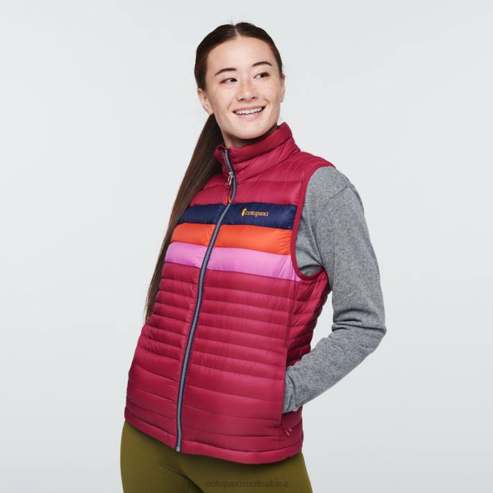 Cotopaxi Women Raspberry Fuego Down Vest Clothing 668D45